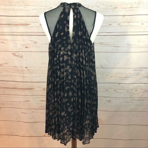 NWT BCBG Generation Sleeveless Galaxy Star Trapeze Swing Dress - Picture 7 of 10